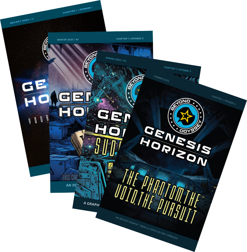 Beyond Odyssey Genesis Horizon - Episode (books) spread